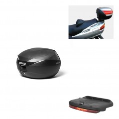 SHAD Baul SH39 carbon + soporte montaje luz de freno KIT-438811