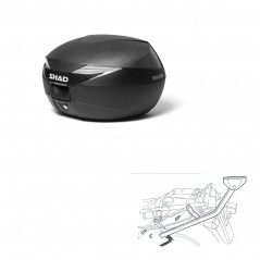 SHAD SH39 carbon trunk + mounting bracket KIT-438816