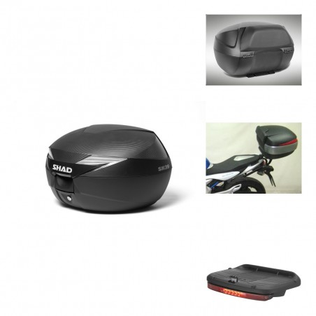 SHAD SH39 carbon trunk + mounting bracket accessories KIT-438821