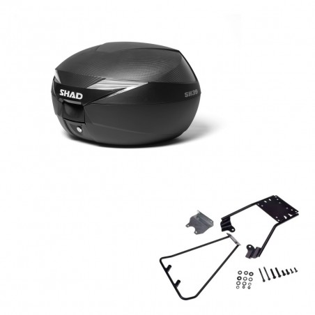 SHAD Baul SH39 carbon + soporte montaje KIT-438825