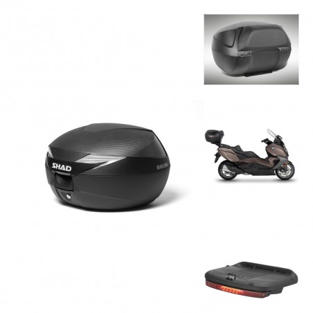 SHAD SH39 carbon trunk + mounting bracket accessories KIT-438848