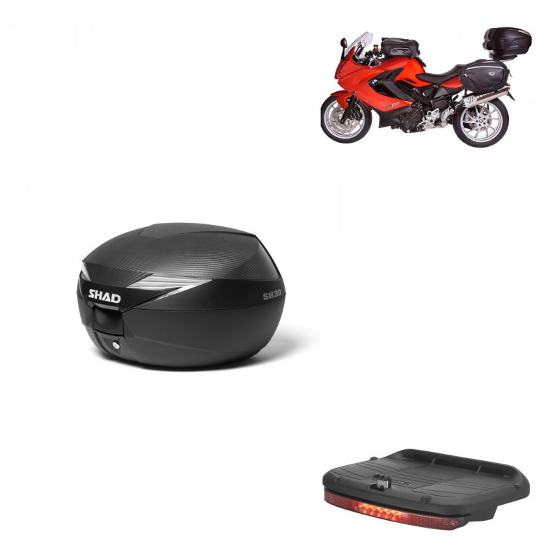 SHAD Baul SH39 carbon + soporte montaje luz de freno KIT-438865