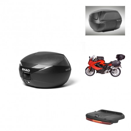 SHAD Baul SH39 carbon + soporte montaje accesorios KIT-438866