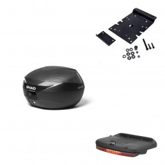 SHAD Baul SH39 carbon + soporte montaje luz de freno KIT-438877