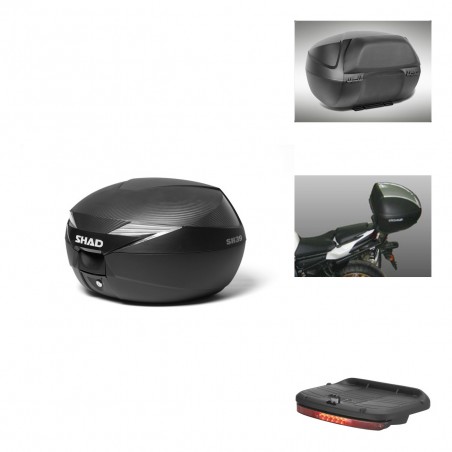 SHAD SH39 carbon trunk + mounting bracket accessories KIT-438884