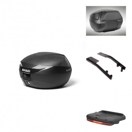 SHAD SH39 carbon trunk + mounting bracket accessories KIT-438887