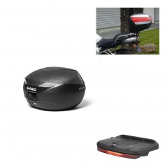 SHAD Baul SH39 carbon + soporte montaje luz de freno KIT-438889