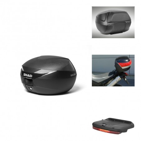 SHAD Baul SH39 carbon + soporte montaje accesorios KIT-438920