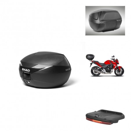 SHAD SH39 carbon trunk + mounting bracket accessories KIT-438938