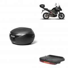SHAD Baul SH39 carbon + soporte montaje luz de freno KIT-438949