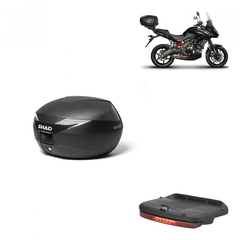 SHAD Baul SH39 carbon + soporte montaje luz de freno KIT-438949