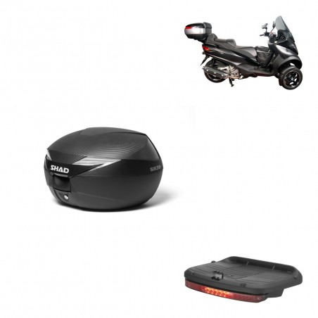 SHAD Baul SH39 carbon + soporte montaje luz de freno KIT-438955