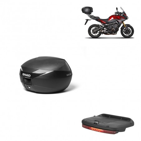 SHAD SH39 carbon trunk + mounting bracket brake light KIT-438964