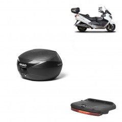 SHAD Baul SH39 carbon + soporte montaje luz de freno KIT-438982