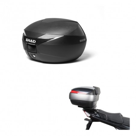 SHAD Baul SH39 carbon + soporte montaje KIT-438988
