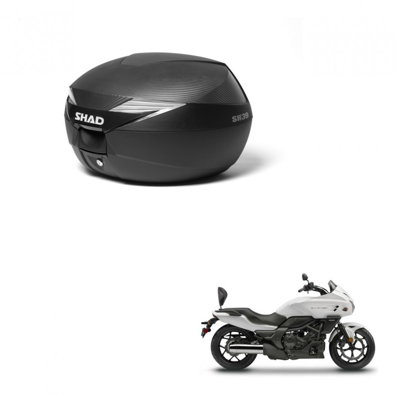 SHAD Baul SH39 carbon + soporte montaje KIT-439008