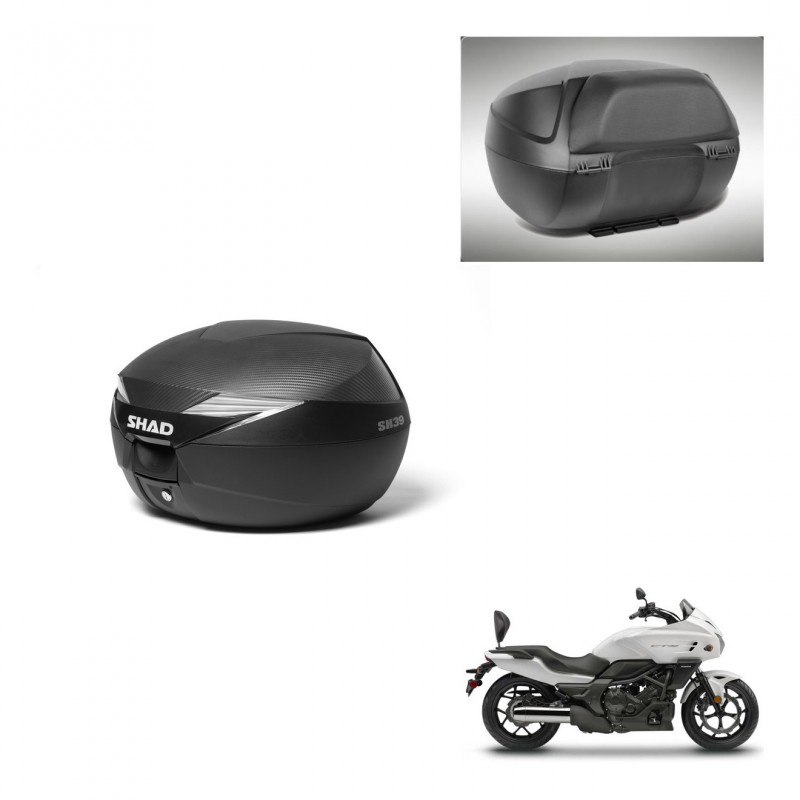 SHAD SH39 carbon trunk + mounting support backrest KIT-439010