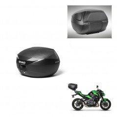 SHAD Baul SH39 carbon + soporte montaje respaldo KIT-439034