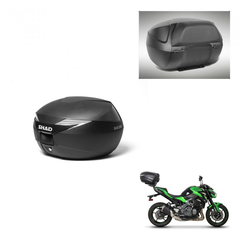 SHAD SH39 carbon trunk + mounting support backrest KIT-439034
