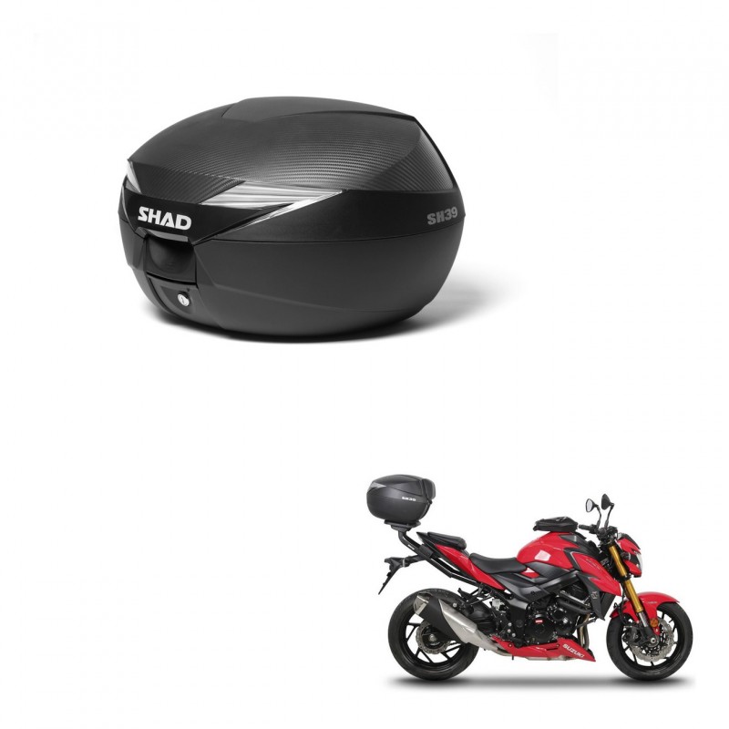 SHAD Baul SH39 carbon + soporte montaje KIT-439040