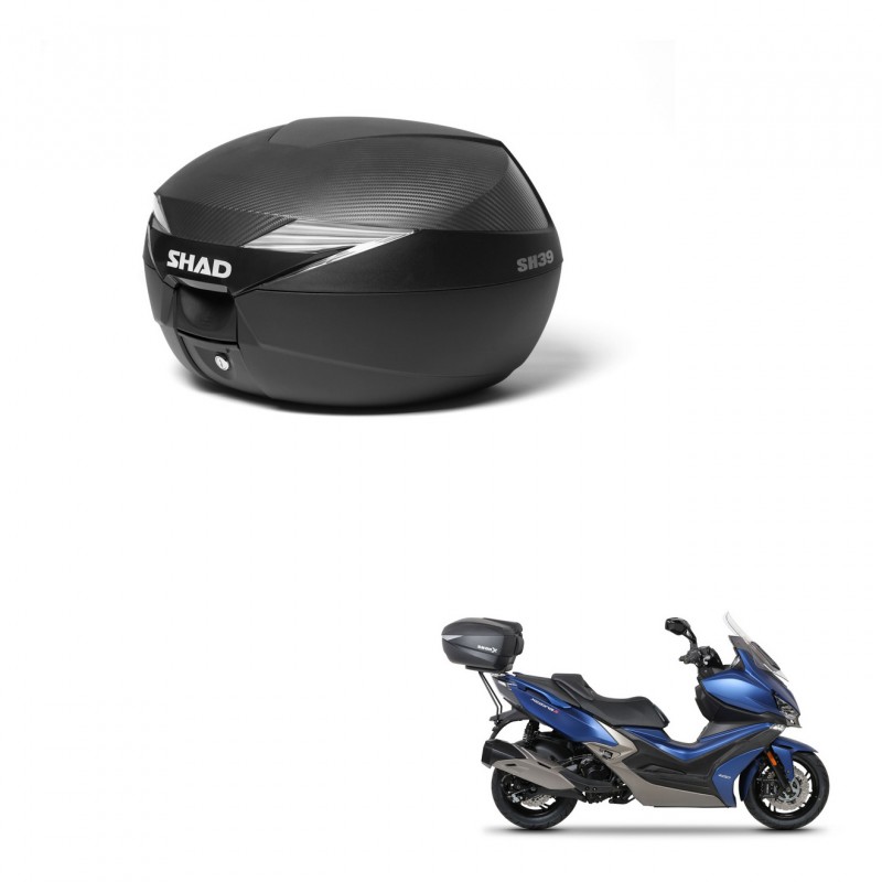 SHAD Baul SH39 carbon + soporte montaje KIT-439080