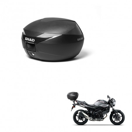 SHAD Baul SH39 carbon + soporte montaje KIT-439088