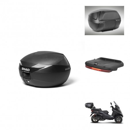 SHAD Baul SH39 carbon + soporte montaje accesorios KIT-439095