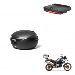 SHAD Baul SH39 carbon + soporte montaje luz de freno KIT-439097