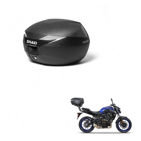 SHAD Baul SH39 carbon + soporte montaje KIT-439100