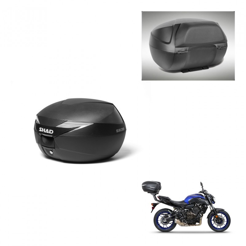 SHAD SH39 carbon trunk + mounting support backrest KIT-439102
