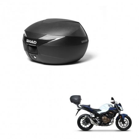 SHAD Baul SH39 carbon + soporte montaje KIT-439104