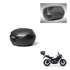 SHAD Baul SH39 carbon + soporte montaje respaldo KIT-439106