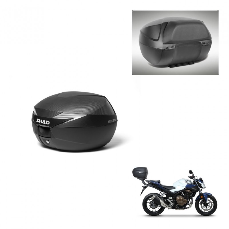SHAD SH39 carbon trunk + mounting support backrest KIT-439106