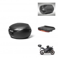 SHAD Baul SH39 carbon + soporte montaje accesorios KIT-439123