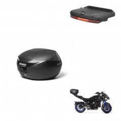 SHAD Baul SH39 carbon + soporte montaje luz de freno KIT-439129