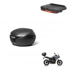 SHAD Baul SH39 carbon + soporte montaje luz de freno KIT-439133