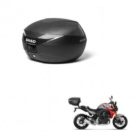 SHAD Baul SH39 carbon + soporte montaje KIT-439172