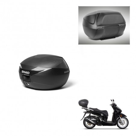 SHAD Baul SH39 carbon + soporte montaje respaldo KIT-439190
