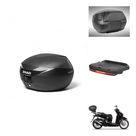 SHAD Baul SH39 carbon + soporte montaje accesorios KIT-439191