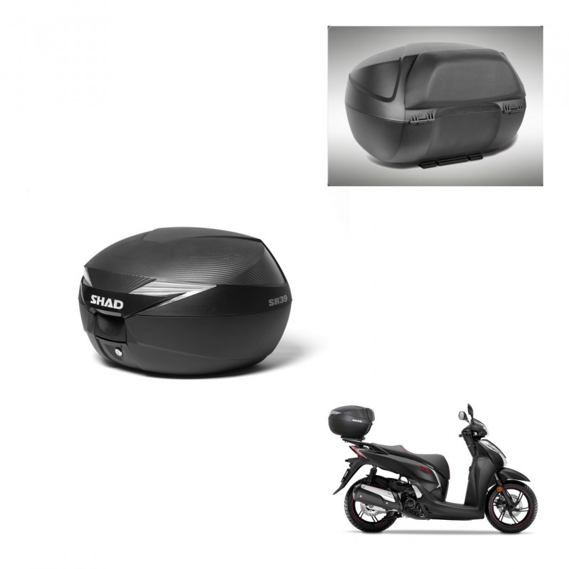 SHAD SH39 carbon trunk + mounting support backrest KIT-439194