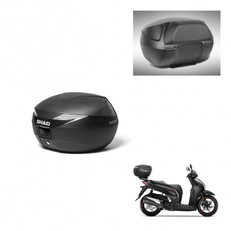 SHAD Baul SH39 carbon + soporte montaje respaldo KIT-439194