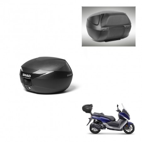 SHAD Baul SH39 carbon + soporte montaje respaldo KIT-439214