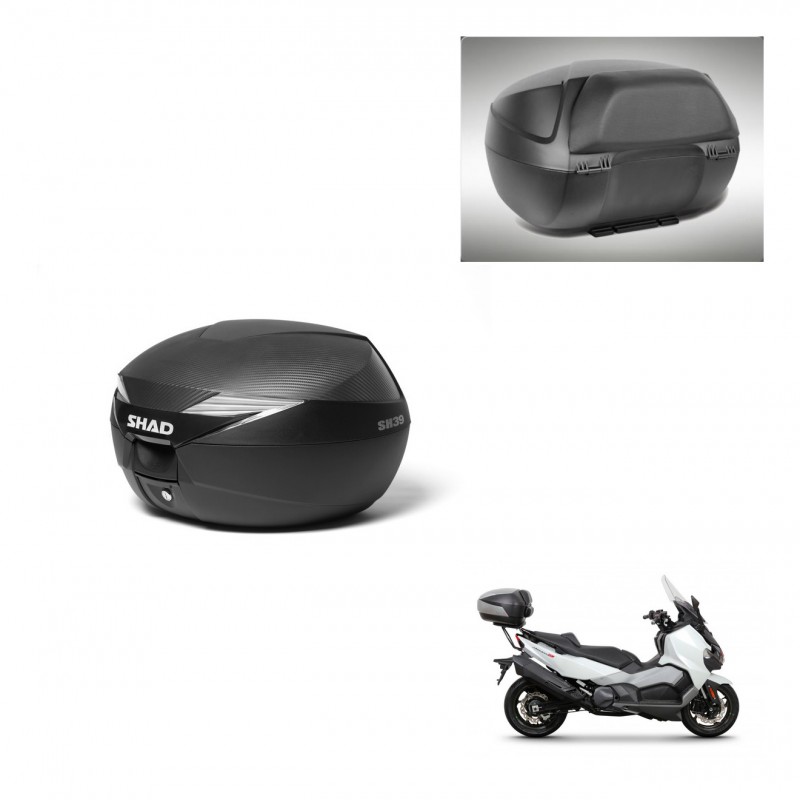 SHAD SH39 carbon trunk + mounting support backrest KIT-439218
