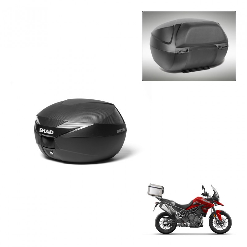 SHAD SH39 carbon trunk + mounting support backrest KIT-439222