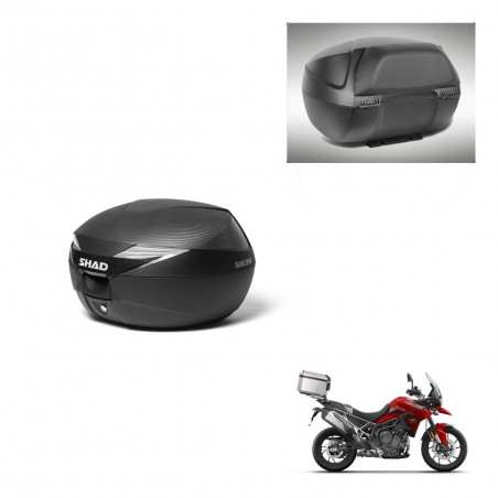 SHAD SH39 carbon trunk + mounting support backrest KIT-439222