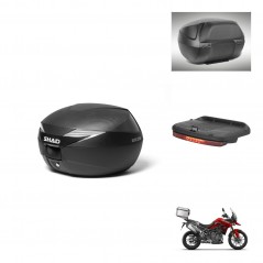SHAD Baul SH39 carbon + soporte montaje accesorios KIT-439223