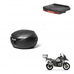 SHAD Baul SH39 carbon + soporte montaje luz de freno KIT-439225