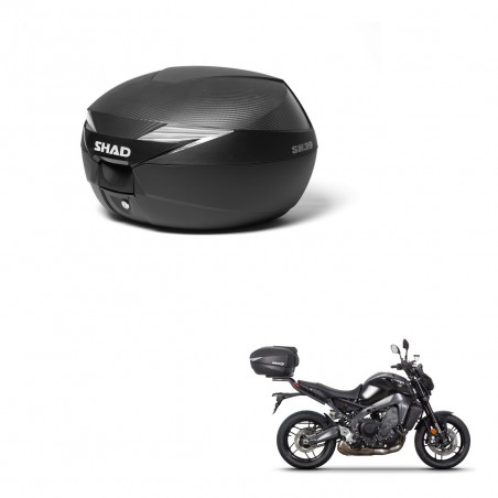 SHAD Baul SH39 carbon + soporte montaje KIT-439240