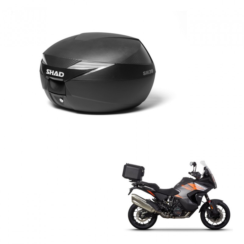 SHAD Baul SH39 carbon + soporte montaje KIT-439260