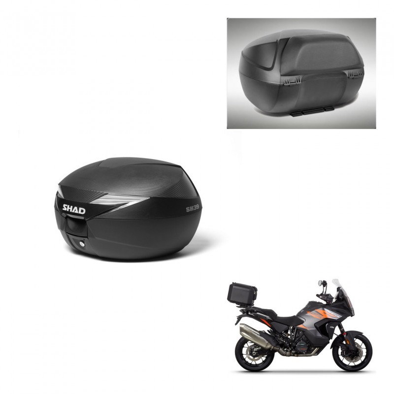 SHAD SH39 carbon trunk + mounting support backrest KIT-439262